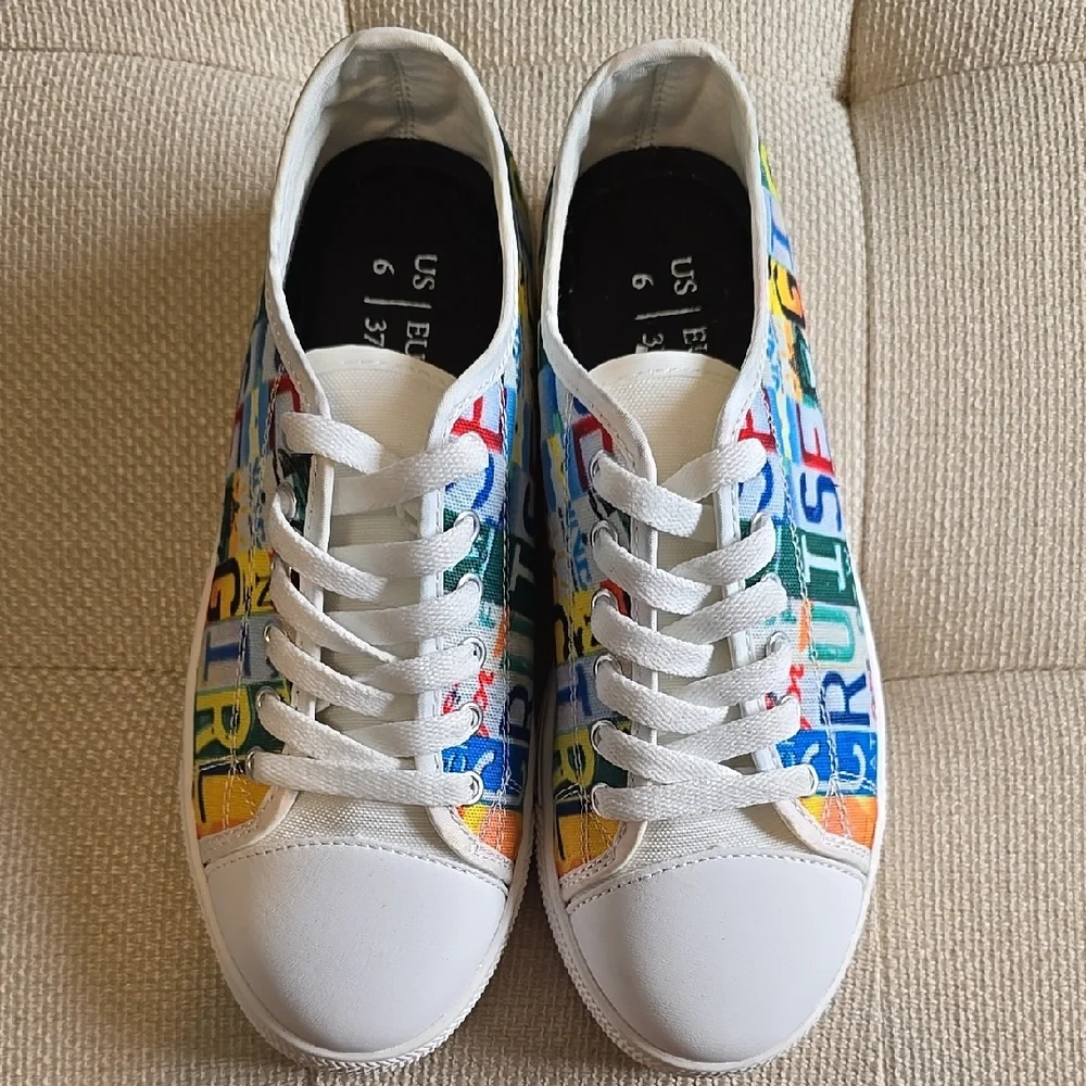 Colorful Womens Sneakers - Picture 7 of 9